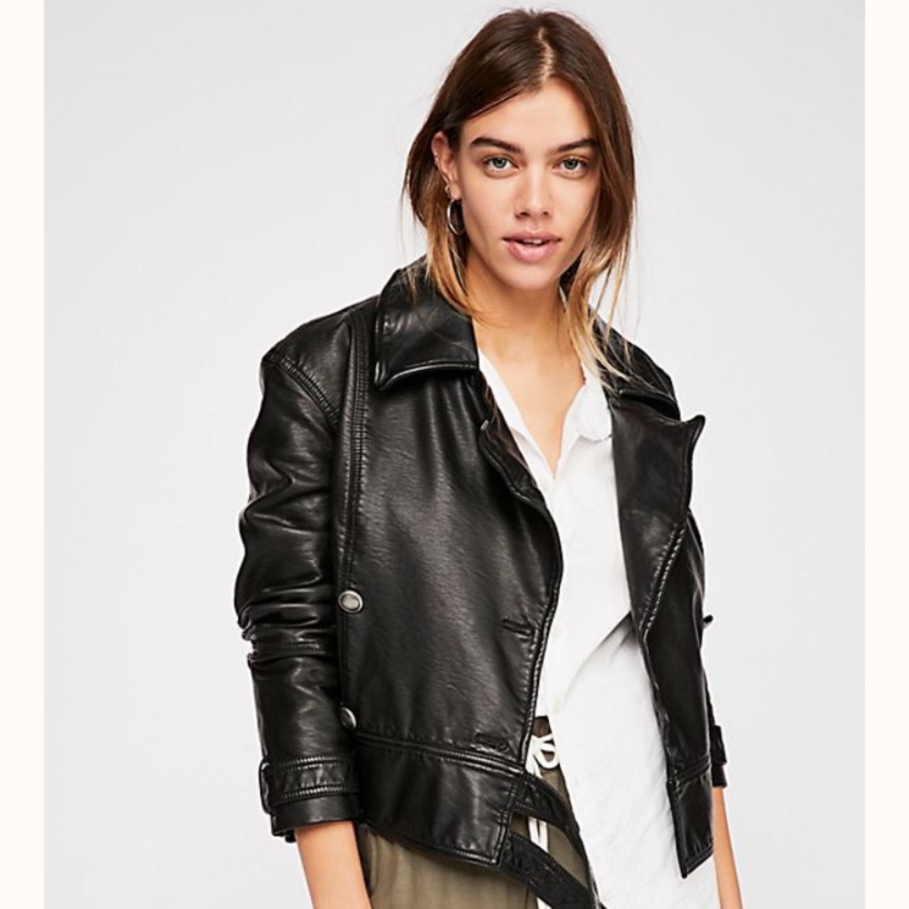Hopewell Vegan Leather Jacket